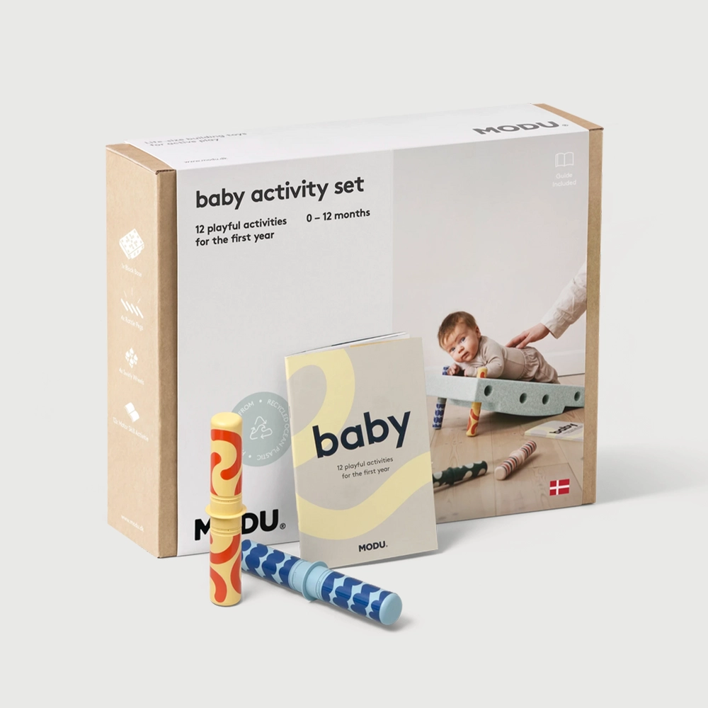 MODU Baby Activity сет - Ocean Mint/Forest Green