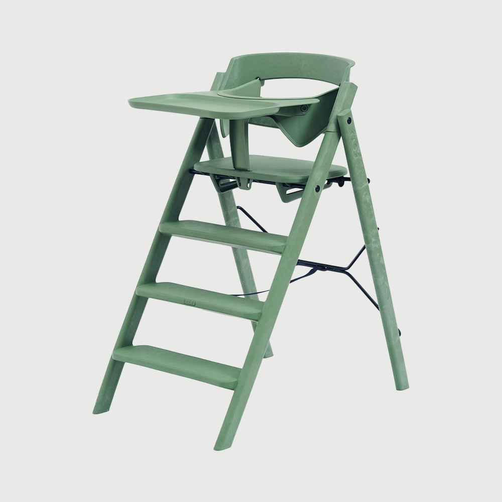 KAOS KLAPP® сет: столче, заштитна ограда и послужавник - Mineral Green