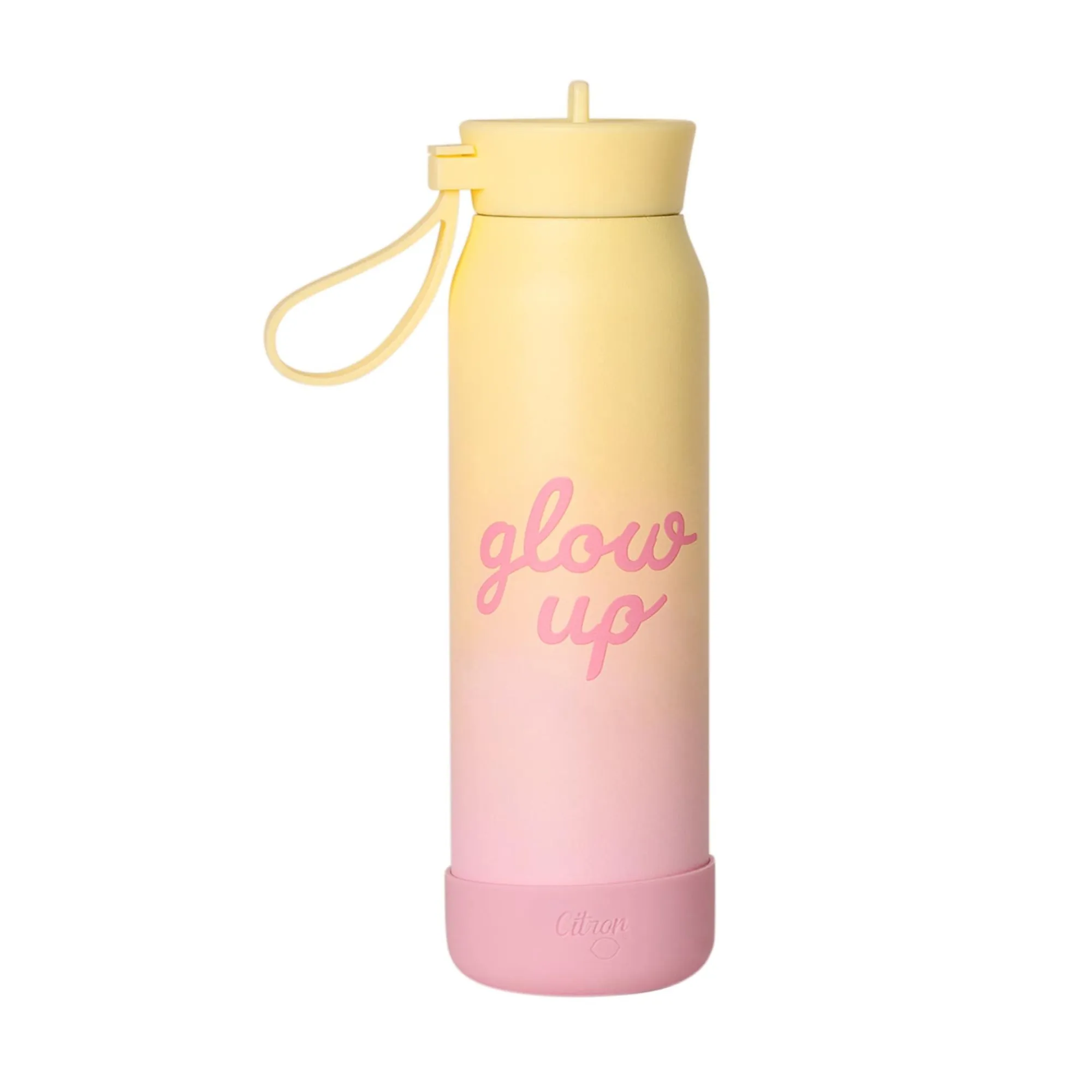 Citron шише за вода 350мл Glow Up-Pink Yellow